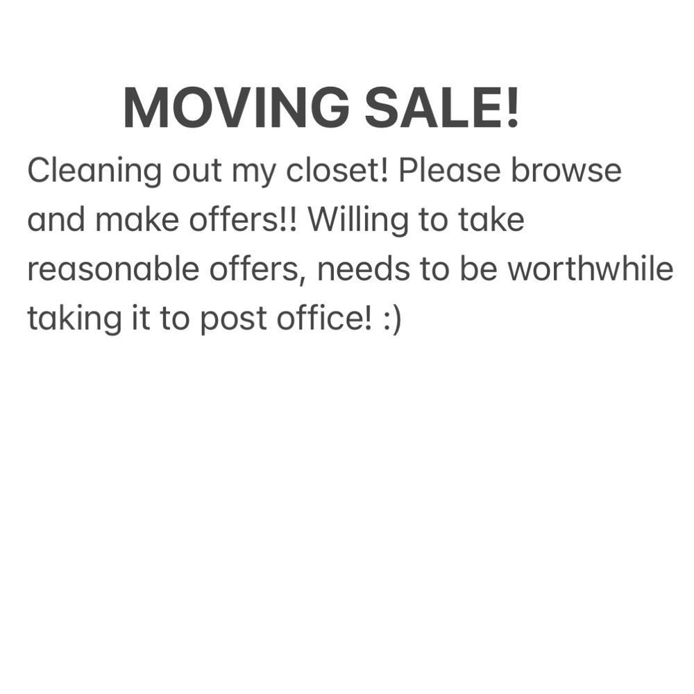 Lots of clothes and shoes!!